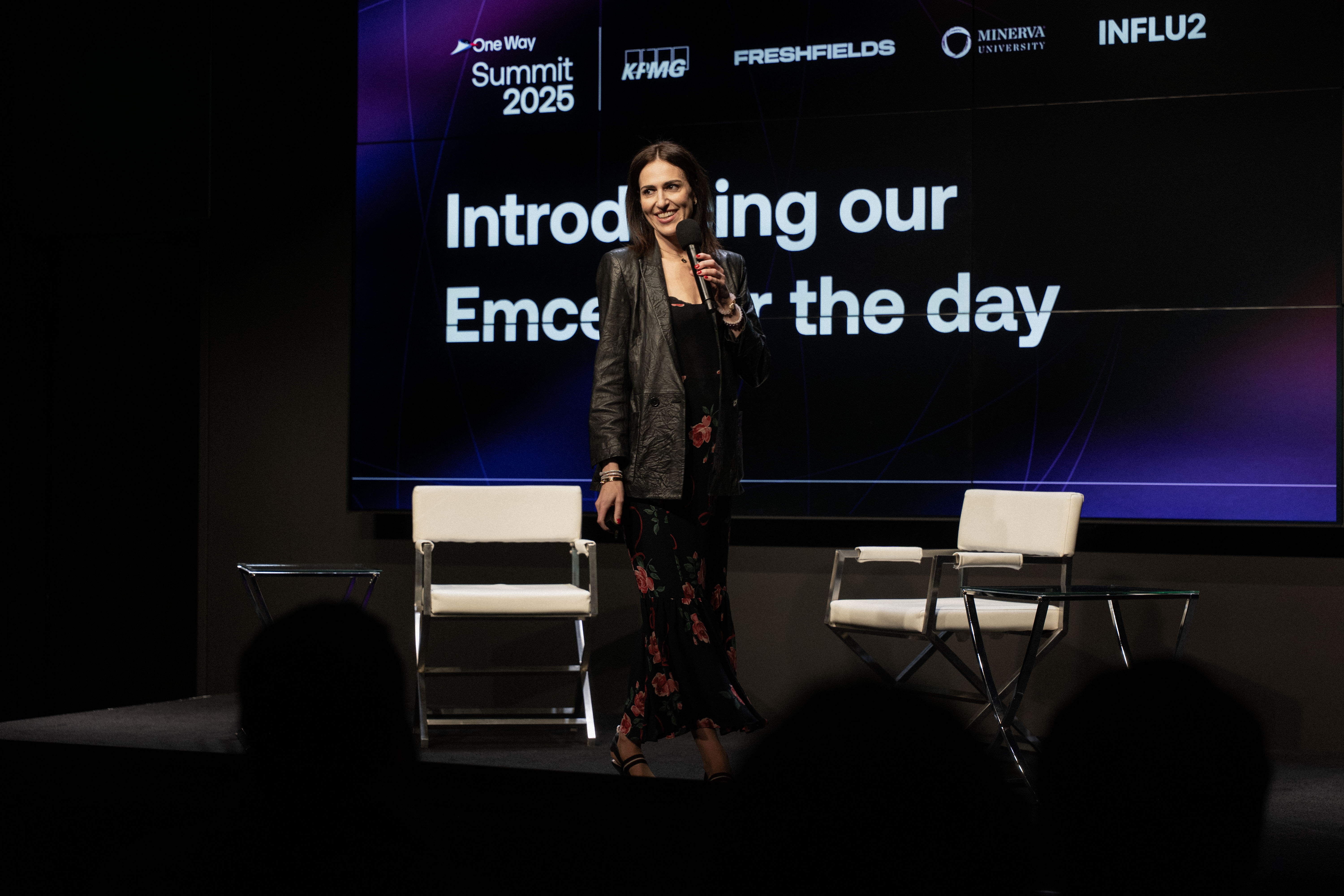 Amanda Slavin on stage